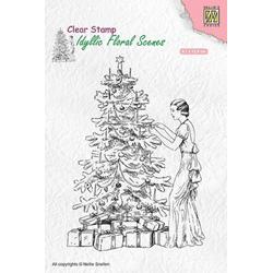 IFS019 Clearstamp stempel Nellie Snellen Vintage Christmas Kerstmis Kerst